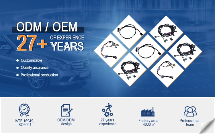 OEM ODM Factory Manufacturer Custom Car Automobile Wiring Harness Auto Automotive Electrical Cables Wire Harness