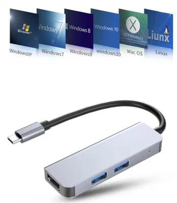 Suporta tipo de hub 4K HD USB3.0